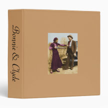 Bonnie & Clyde Scrapbook Binders