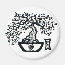 Bonsai Fridge Magnets