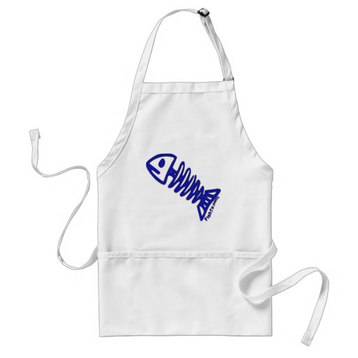 BonyFish Blue by FishTs.com Aprons