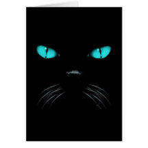 Boo - Aquamarine Greeting Card