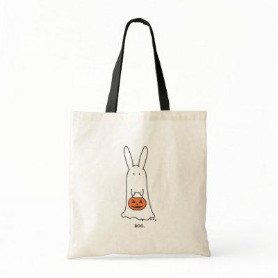 BOO. TOTE BAG by ragingbuns