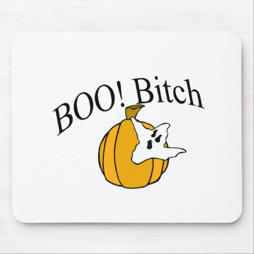 Boo Bitch (Pumpkin/Ghost) Mouse Pad