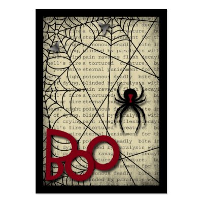 Boo Gift Tag Business Card by holidayparade