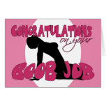 Boob Job Congratulations Card