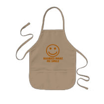 BOOBIES MAKE ME SMILE  Kiddie Apron