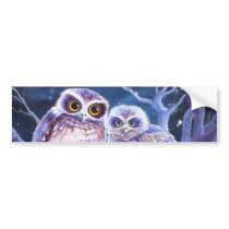 Boobook Owl Family Bumper Stickers