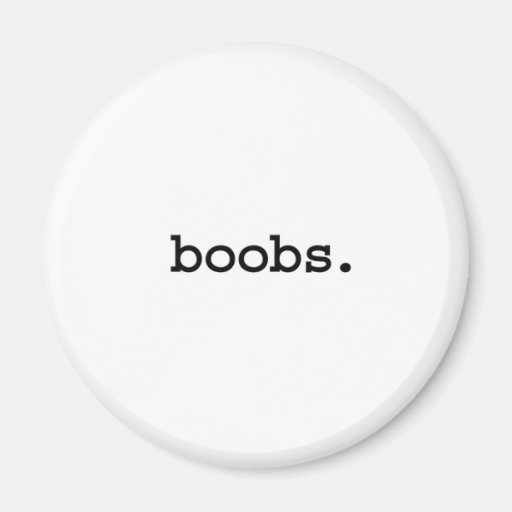 boobs. refrigerator magnets