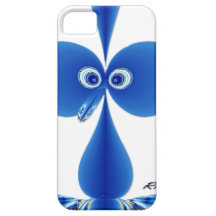 Booby Bird Blue iPhone 5 Cover