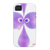 Booby Bird Purple Case-Mate iPhone 4 Covers