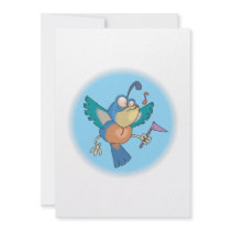 Boogie Blue Jay Invite