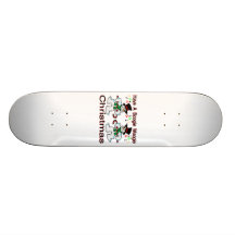 Boogie Woogie Christmas Snowmen Skate Boards
