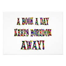 BOOK A DAY CUSTOM ANNOUNCEMENTS