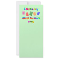 Book a Day Personalized Rack Card