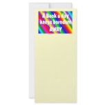 BOOK A DAY CUSTOMIZED RACK CARD