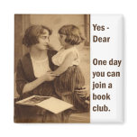 book club mother and daughter