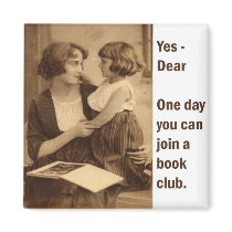 book club mother and daughter