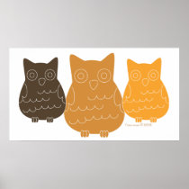 Book Club Owls Print
