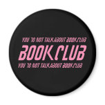 Book Club Rules Fridge Magnets