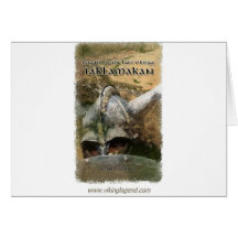 Book Cover Viking Helmet with Horns Card
