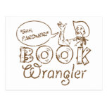 Book Cowboy Funny Librarian Postcards