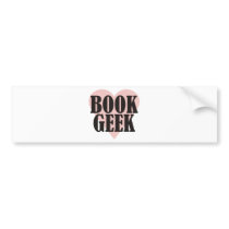 Book Geek Bumper Stickers