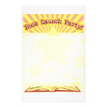 Book Launch Party Personalized Stationery