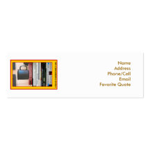Book-Lover's Bookmark Business Card