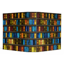 Book Lovers & Librarians Colourful Books on Shelf