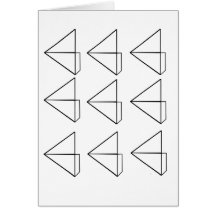 Book mark template on a card