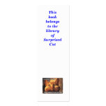 Book mark: This book belongs to the library of: Business Cards