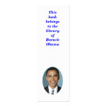 Book mark: This book belongs to the library of: business cards