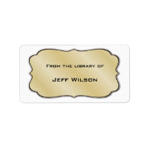 Book Nameplate Labels Custom Address Label