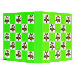 Book Nook Owls: Chequerboard Owls Avery Binder