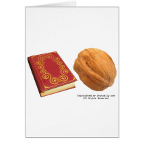Book Nut Greeting Card