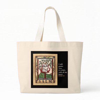Book of Psalms tote bag by dollargrafix