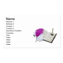 Book Pen Gloves Watch Business Card Templates