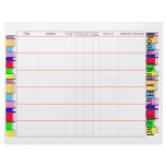 Book Reader Log Page letterhead
