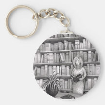 Book Reading Keychains