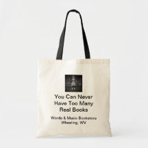book tote canvas bag