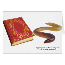 Book Worm Card