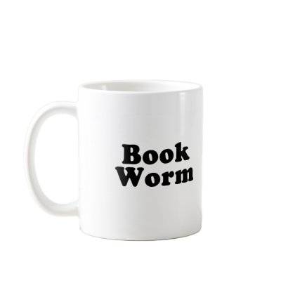 Book Worm Coffee Mug by StickerStore