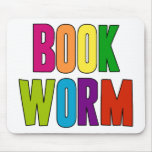 Book Worm Mouse Pads