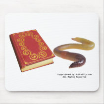 Book Worm Mousepads