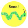 Book Worm Sticker