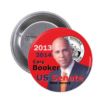 Booker Senate 2013 buttons