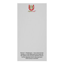 Booker T. Washiington quote Photo Cards