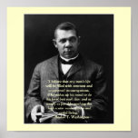 Booker T. Washington encouragement Posters