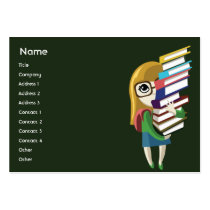 Bookgirl - Chubby business cards