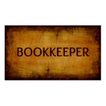 Bookkeeper Business Card