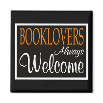 Booklovers always welcome sign